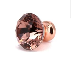 Brand New Rose Gold Gem Knob